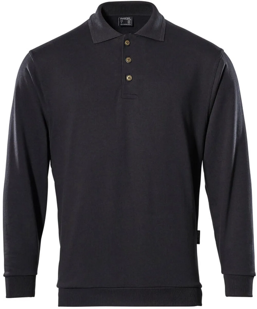 Crossover Polosweatshirt 00785-280 - Zwart by Mascot, Black, S – product image