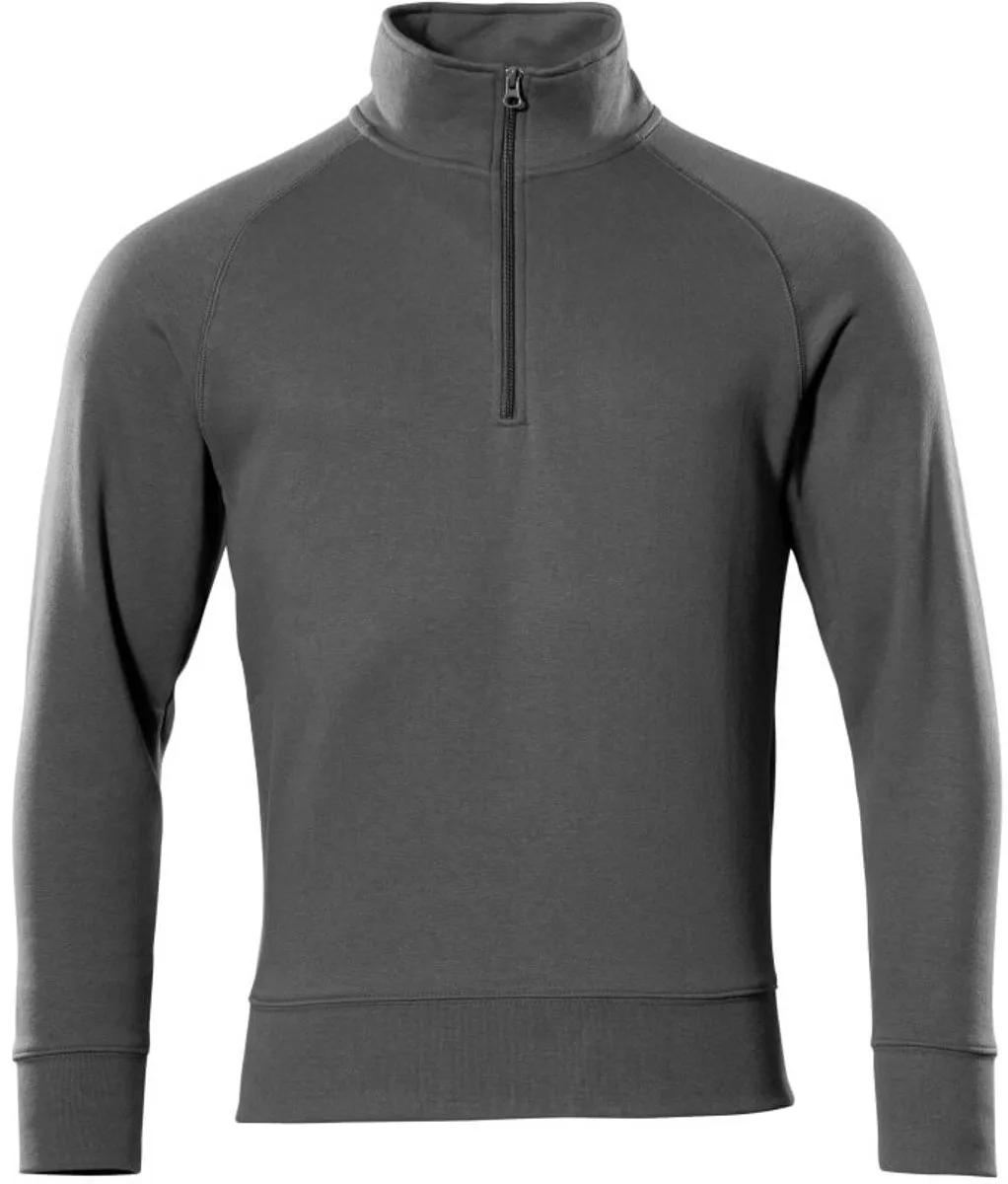 Crossover Sweatshirt met korte rits 50611-971 - donkerantraciet von Mascot, Donkerantraciet, XXL – Produktbild
