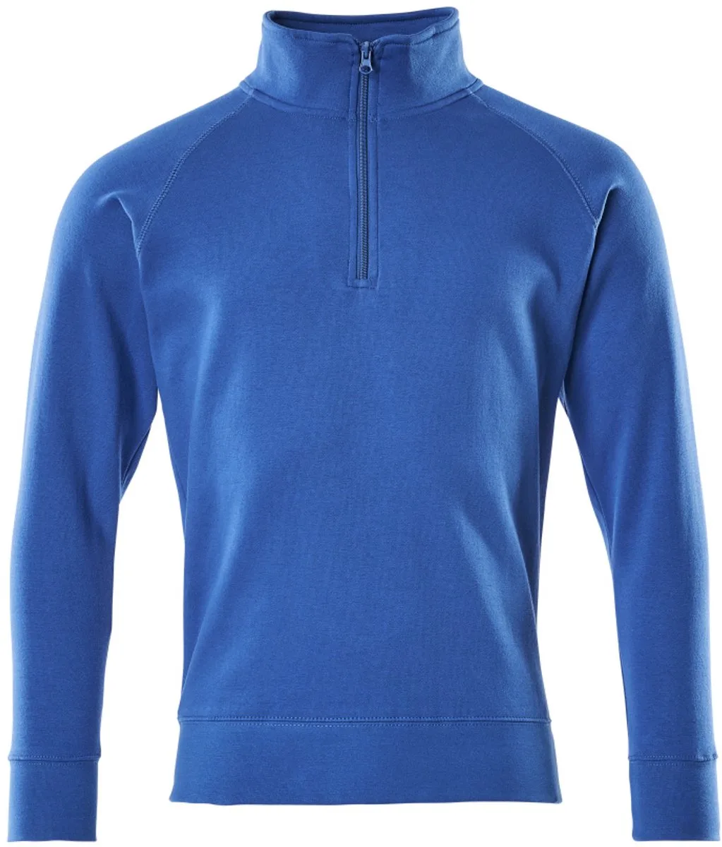 Crossover Sweatshirt met korte rits 50611-971 - Helder blauw de Mascot, Helder blauw, XXL – image du produit