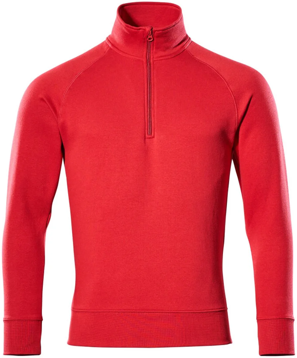Crossover Sweatshirt met korte rits 50611-971 - Rood von Mascot, Rot, S – Produktbild