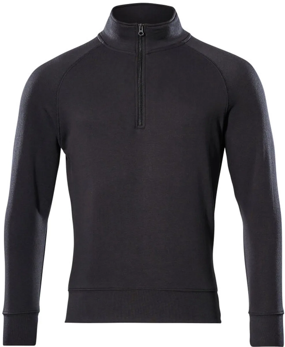 Crossover Sweatshirt met korte rits 50611-971 - Zwart de Mascot, Noir, XL – image du produit