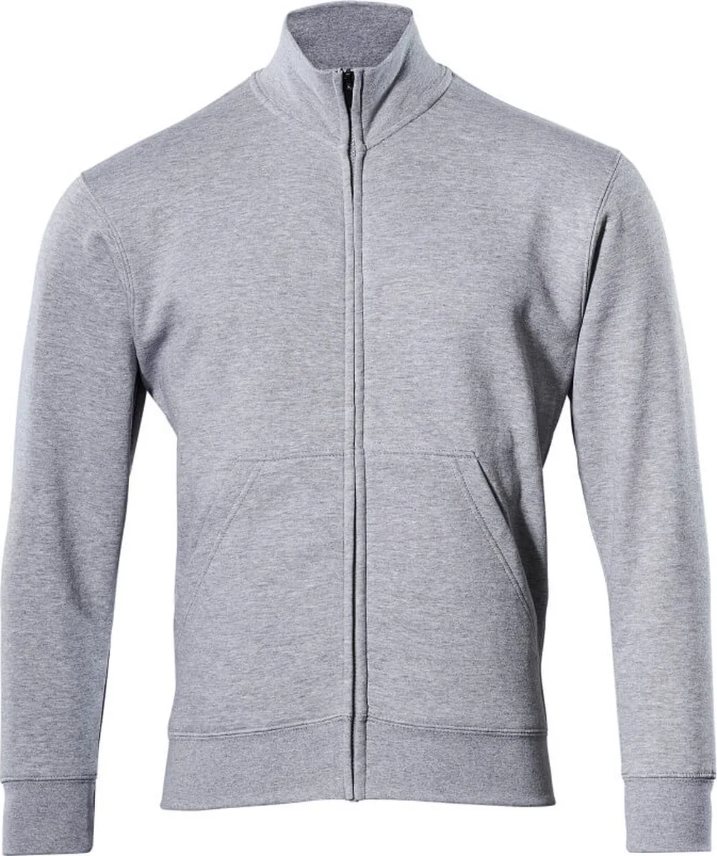 Crossover Sweatshirt met rits 51591-970 - grijs-gemêleerd de Mascot, Grijs-gemêleerd, M – image du produit