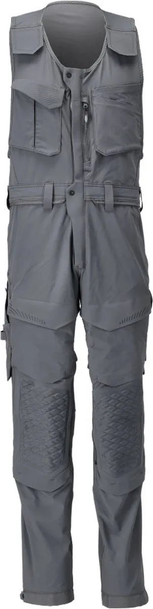 Customized Bodybroek met kniezakken 22069-311 - steengrijs - 76 van Mascot, Steengrijs, C46 – productafbeelding