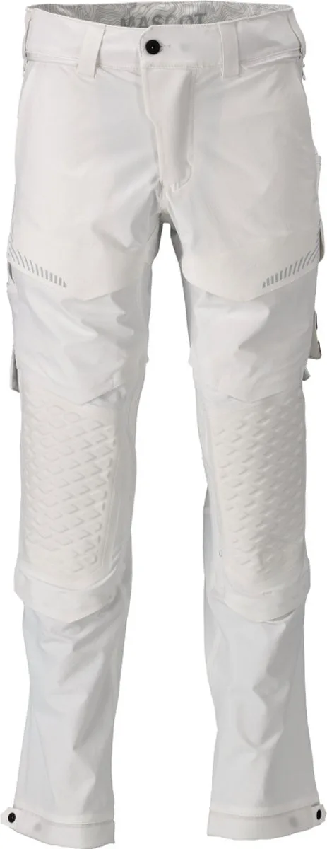 Customized Broek met kniezakken 22279-605 - Wit - 82 de Mascot, Blanc, C48 – image du produit