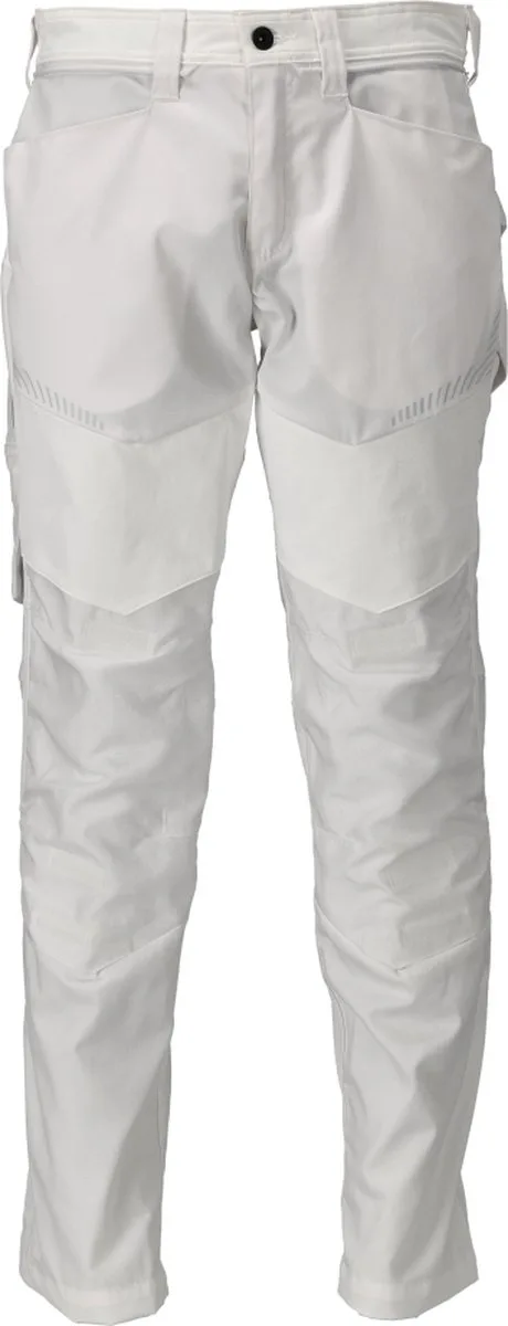 Customized Broek met kniezakken 22479-230 - Wit - 82 fra Mascot, Hvid, C45 – produktbillede