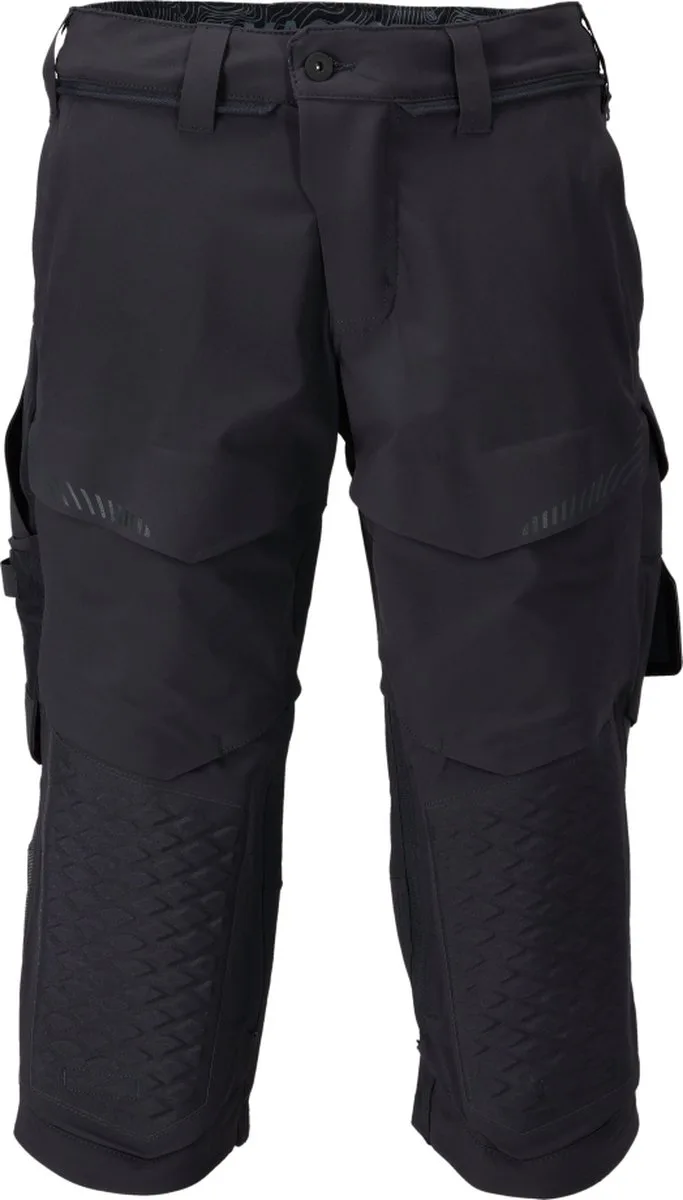 Customized Driekwart broek met kniezakken 22249-605 - donkermarine fra Mascot, Donkermarine, C44 – produktbillede