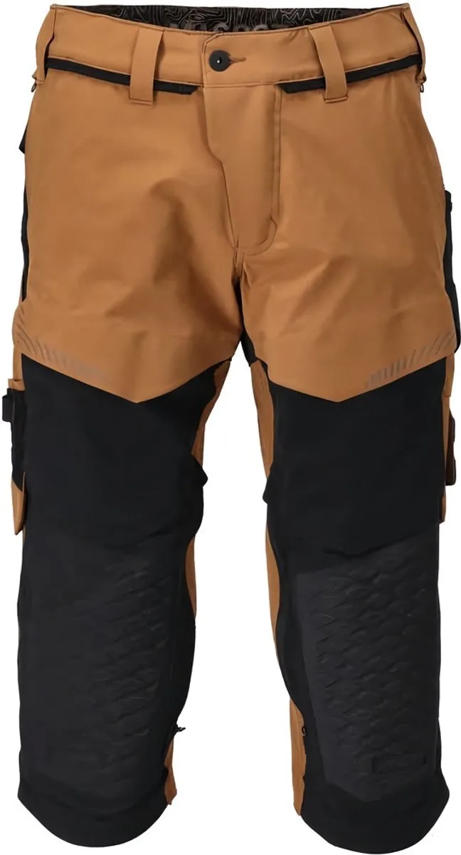 Customized Driekwart broek met kniezakken 22249-605 - notenbruin/zwart de Mascot, Notenbruin, Noir, C44 – image du produit