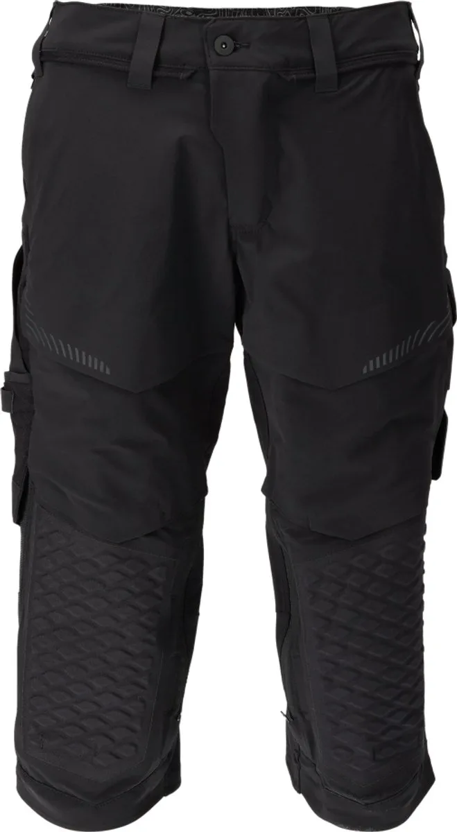 Customized Driekwart broek met kniezakken 22249-605 - Zwart de Mascot, Noir, C44 – image du produit