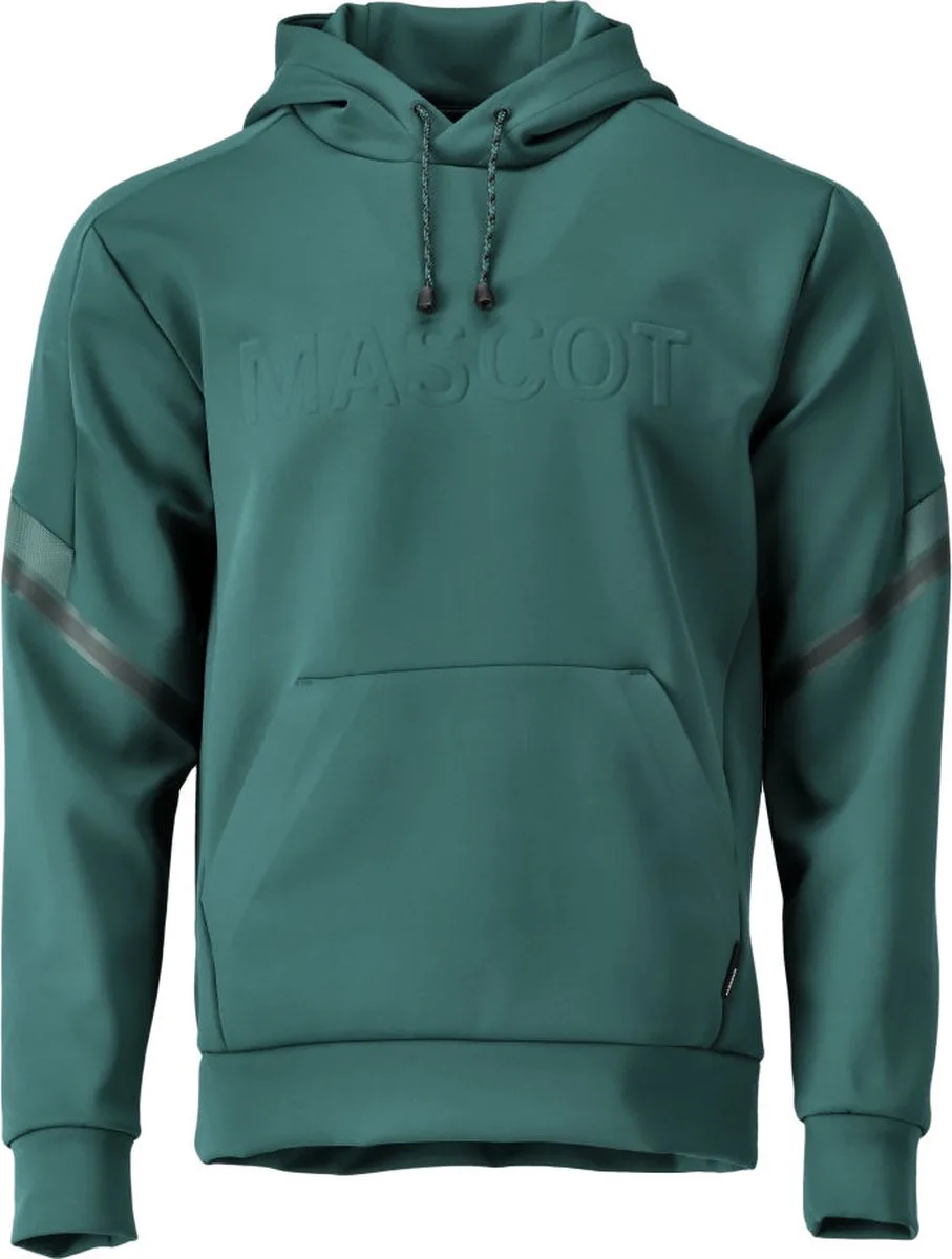 Customized Fleece capuchontrui 22186-608 - Bosgroen van Mascot, Bosgroen, XXL – productafbeelding