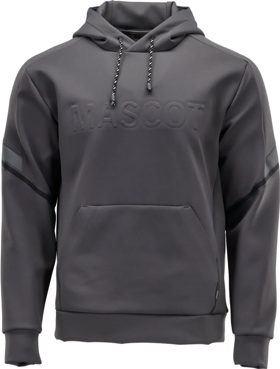 Customized Fleece capuchontrui 22186-608 - steengrijs van Mascot, Steengrijs, M – productafbeelding
