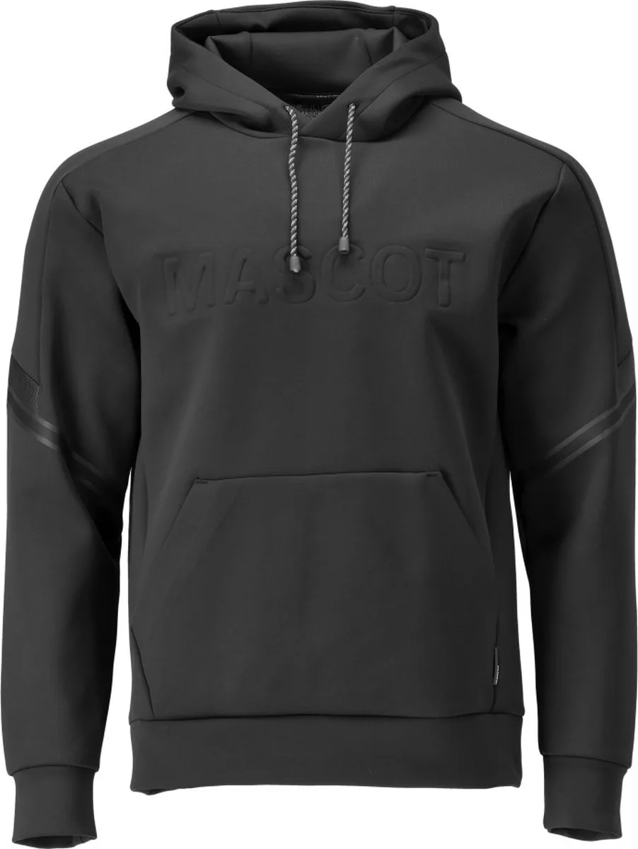 Customized Fleece capuchontrui 22186-608 - Zwart van Mascot, Zwart, M – productafbeelding