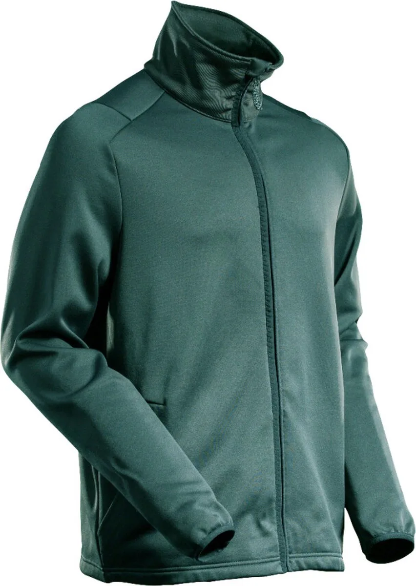Customized Fleecetrui rits - 22585-608 - bosgroen fra Mascot, Bosgroen, M – produktbillede