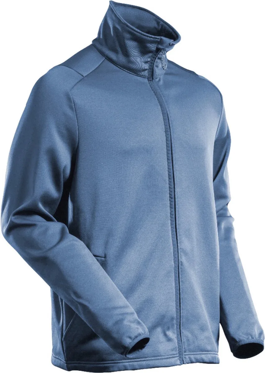 Customized Fleecetrui rits - 22585-608 - ijsblauw van Mascot, Blauw, L – productafbeelding