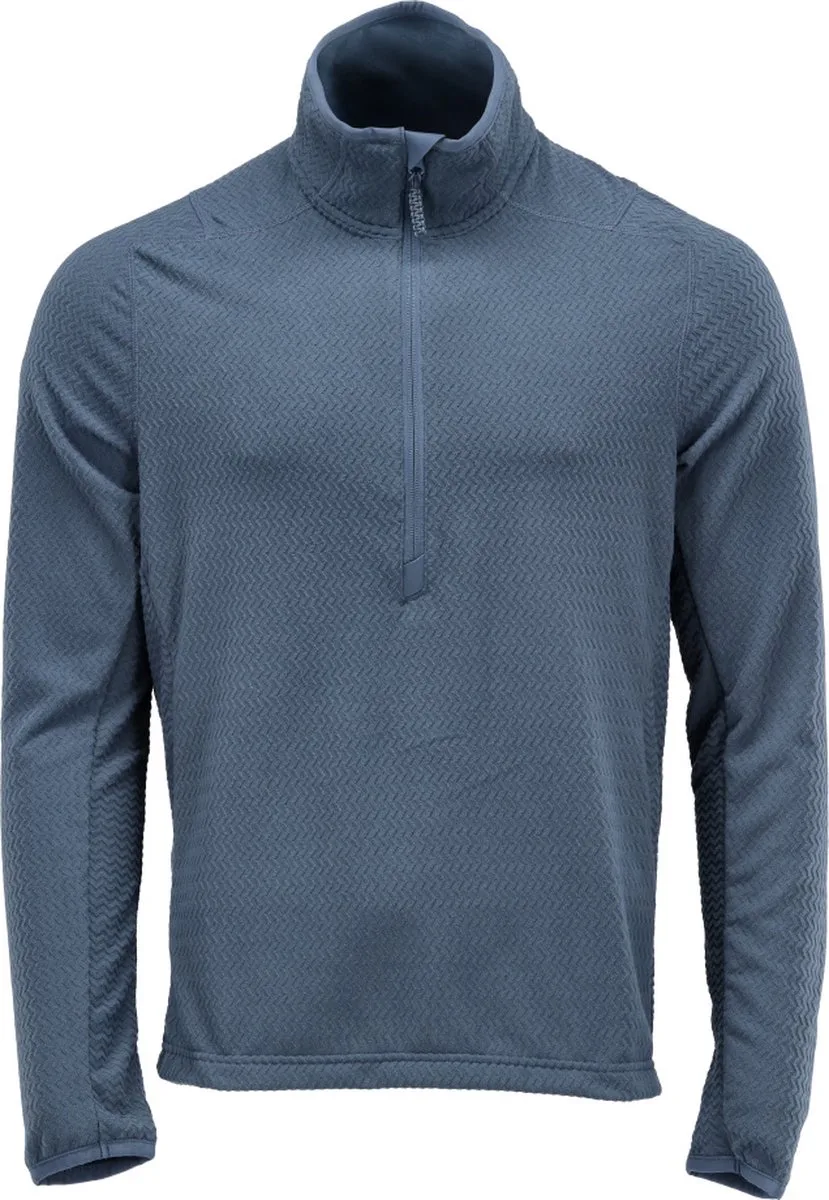 Customized Microfleece trui met korte rits 22703-639 - steenblauw van Mascot, Steenblauw, XXL – productafbeelding