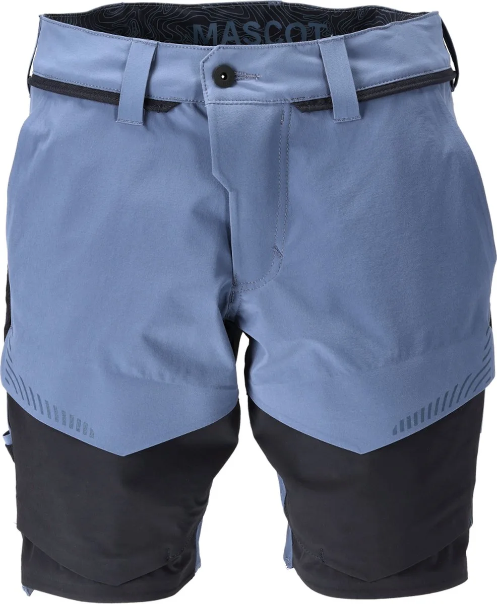 Customized Shorts 22149-605 - steenblauw/donkermarine - 24 fra Mascot, Steenblauw, Donkermarine, C44 – produktbillede