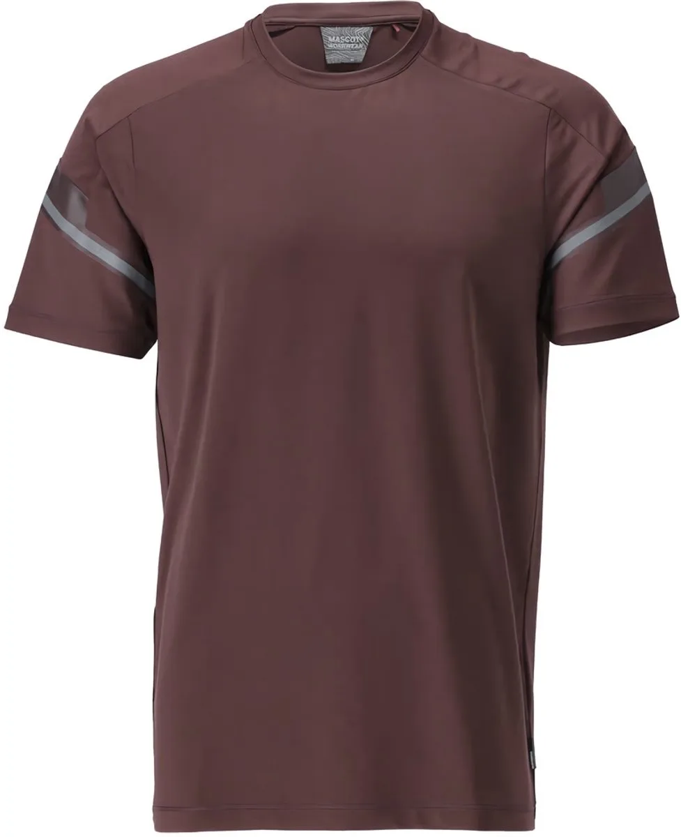Customized T-shirt, met korte mouwen 22282-461 - Bordeaux van Mascot, Bordeaux, XXL – productafbeelding