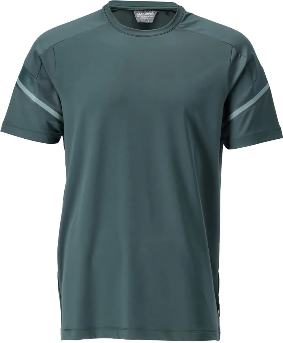 Customized T-shirt, met korte mouwen 22282-461 - Bosgroen van Mascot, Bosgroen, XXL – productafbeelding