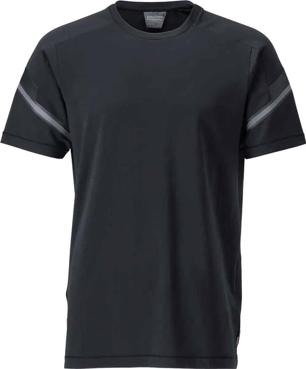Customized T-shirt, met korte mouwen 22282-461 - Zwart van Mascot, Zwart, XL – productafbeelding