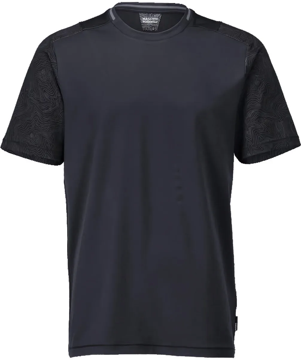 Customized T-shirt, met korte mouwen 22482-618 - donkermarine van Mascot, Donkermarine, XXL – productafbeelding