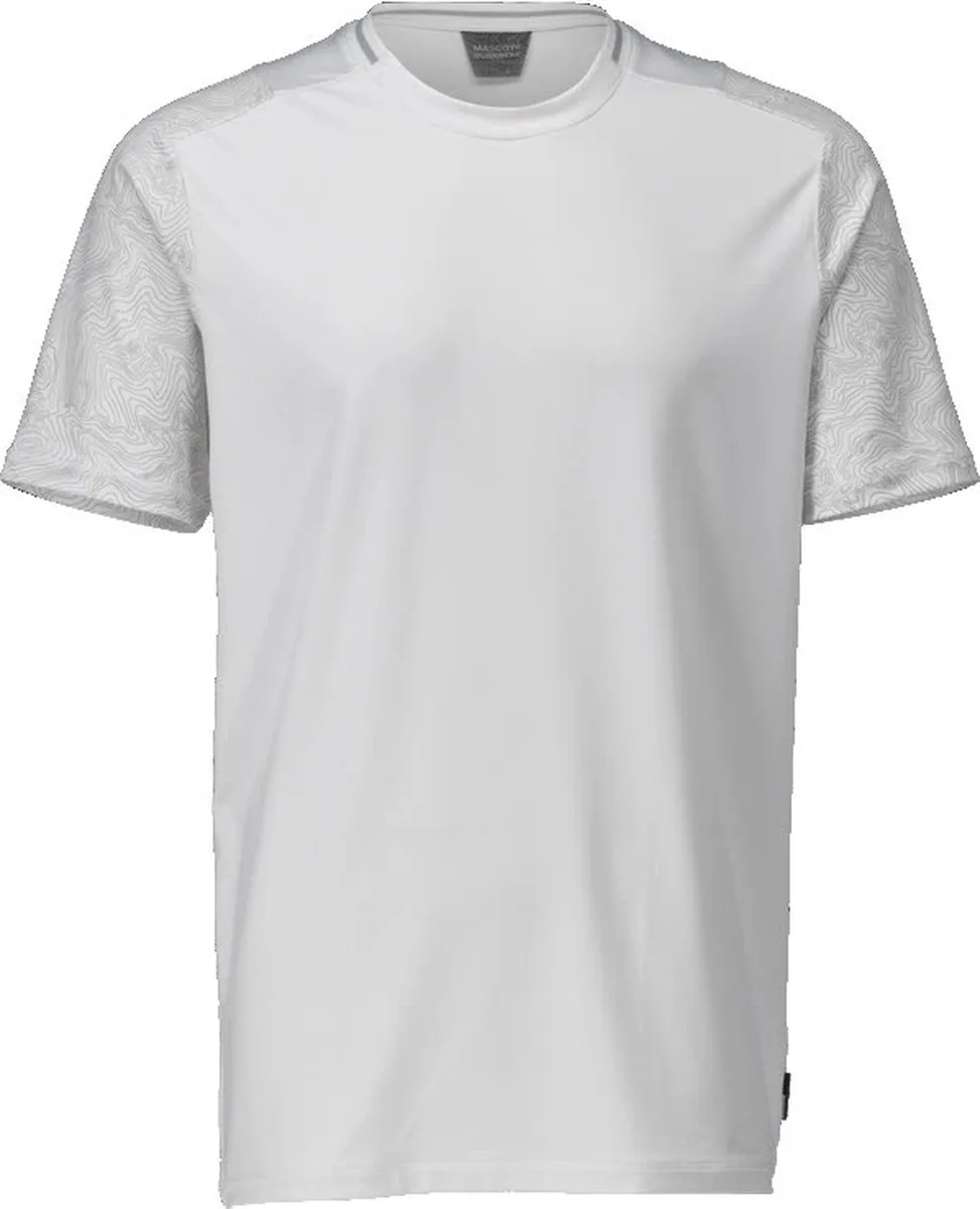 Customized T-shirt, met korte mouwen 22482-618 - Wit van Mascot, Wit, S – productafbeelding