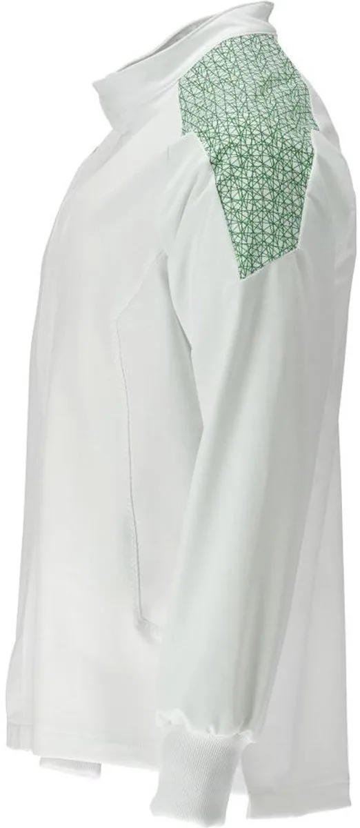 Food & Care Jas 20054-511 - wit/helder groen de Mascot, Blanc, Helder groen, 6XL – image du produit