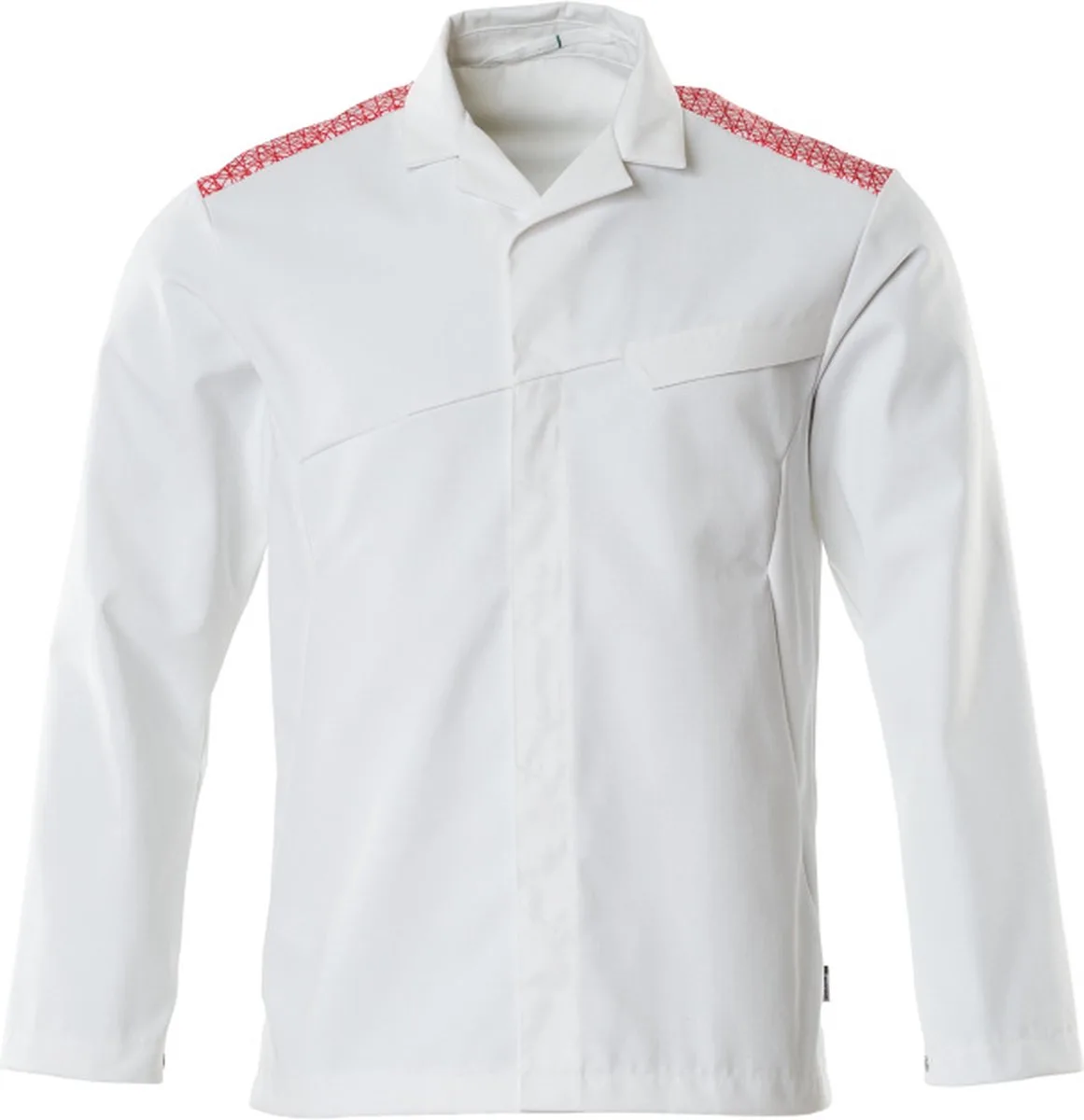 Food & Care Jas 20254-442 - wit/signaalrood van Mascot, Wit, Signaalrood, XL – productafbeelding