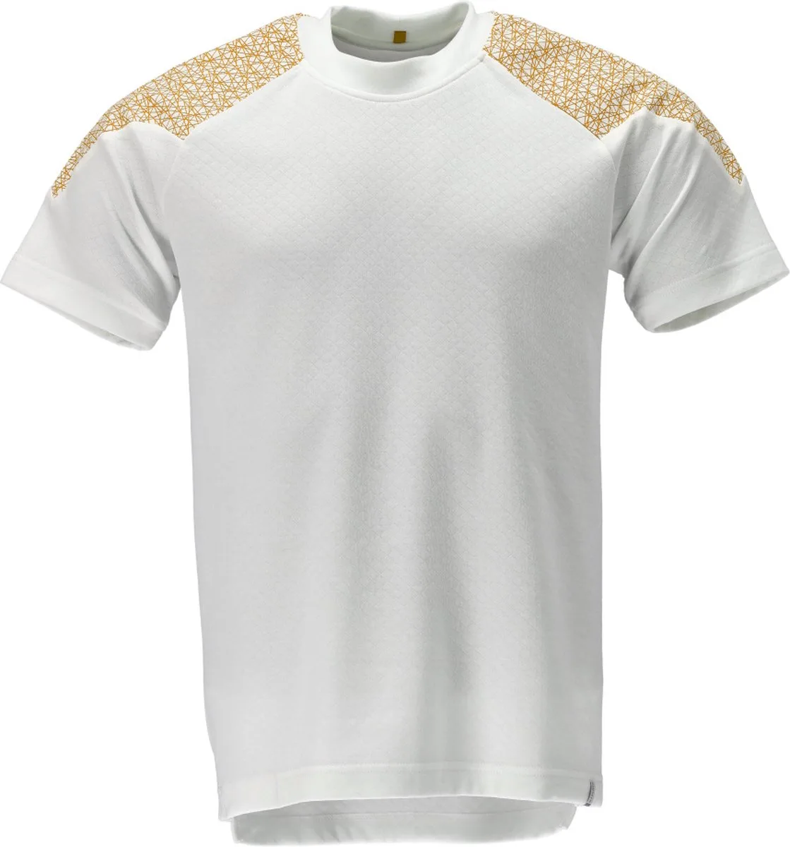 Food & Care T-shirt, met korte mouwen 20082-933 - wit/kerriegeel van Mascot, Wit, Kerriegeel, XXL – productafbeelding