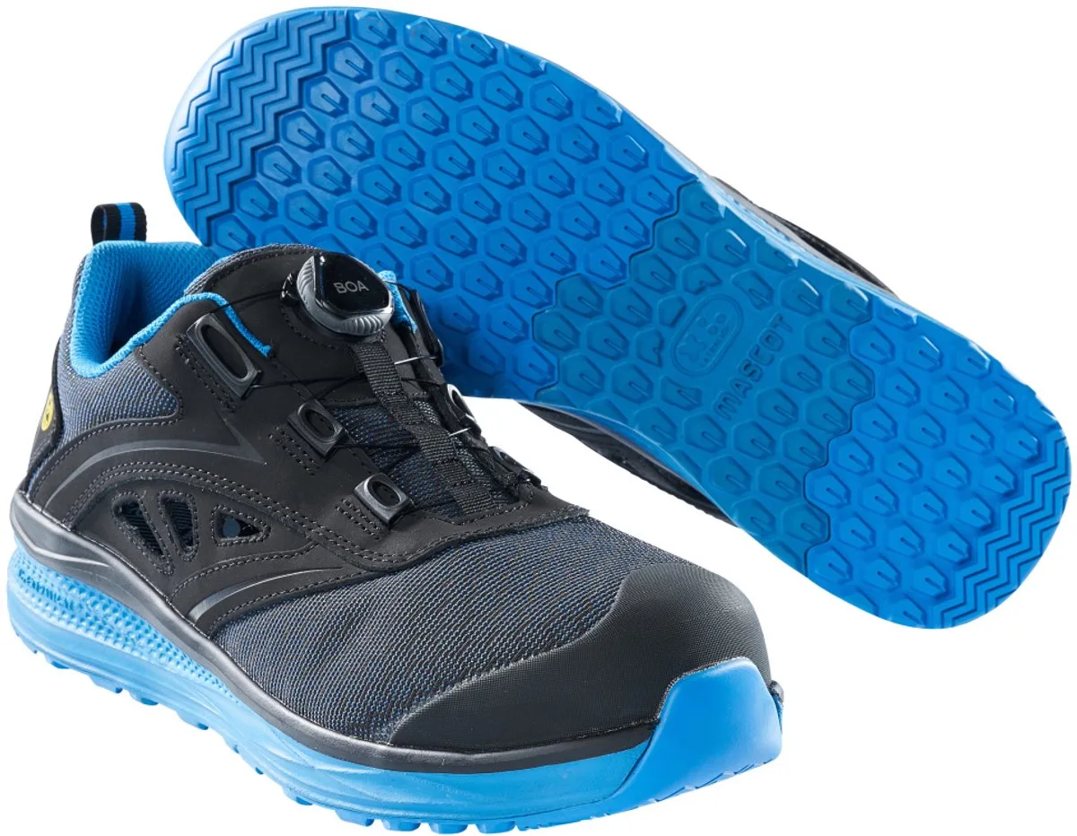 Footwear Carbon Veiligheidssandalen F0252-909 - Zwart/Korenblauw de Mascot, Noir, Korenblauw, 49 – image du produit