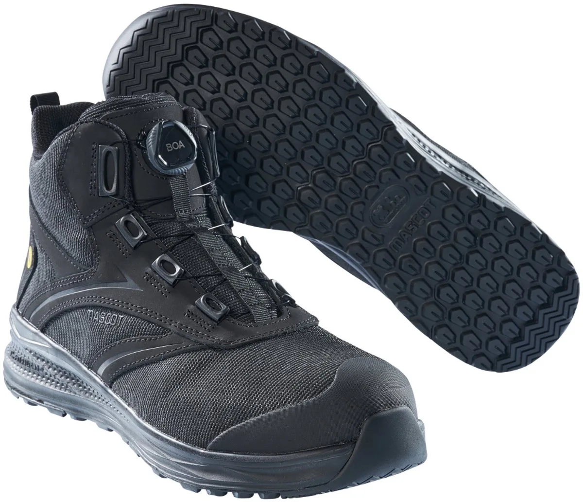 Footwear Carbon Veiligheidsschoenen hoog F0253-909 - Zwart/Zwart van Mascot, Zwart, 45 – productafbeelding