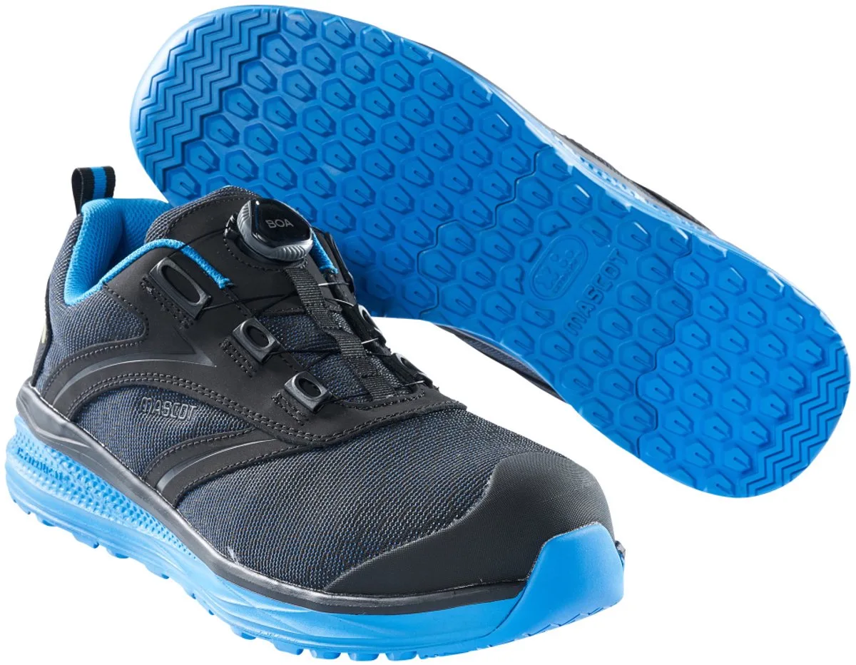Footwear Carbon Veiligheidsschoenen laag F0251-909 - Zwart/Korenblauw van Mascot, Zwart, Korenblauw, 47 – productafbeelding