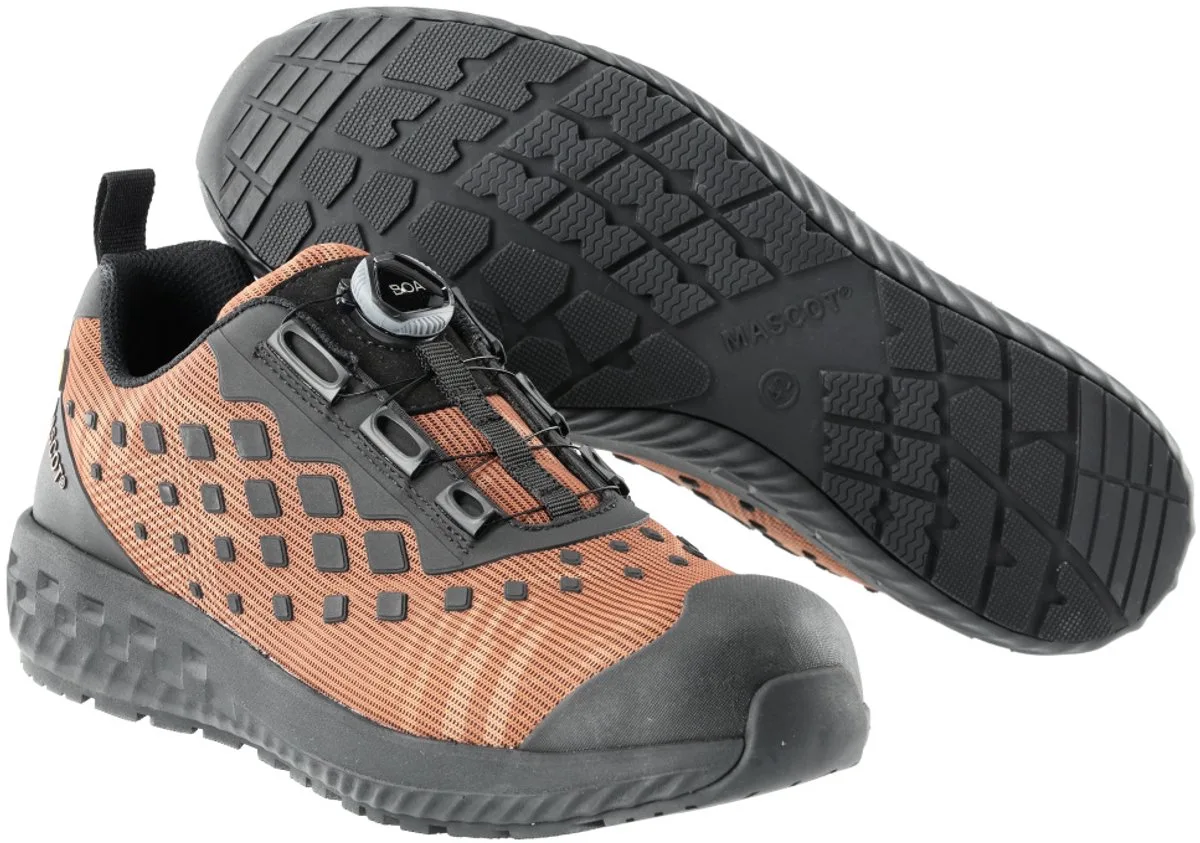 Footwear Customized Veiligheidsschoenen laag F0650-704 - notenbruin/zwart van Mascot, Notenbruin, Zwart, 40 – productafbeelding