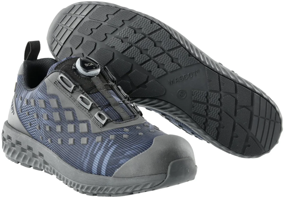 Footwear Customized Veiligheidsschoenen laag F0650-704 - steenblauw/zwart van Mascot, Steenblauw, Zwart, 40 – productafbeelding