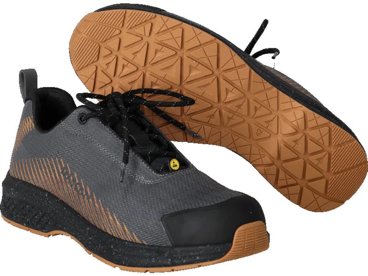Footwear Customized Veiligheidsschoenen laag F1600-909 - steengrijs/notenbruin van Mascot, Steengrijs, Notenbruin, 43 – productafbeelding