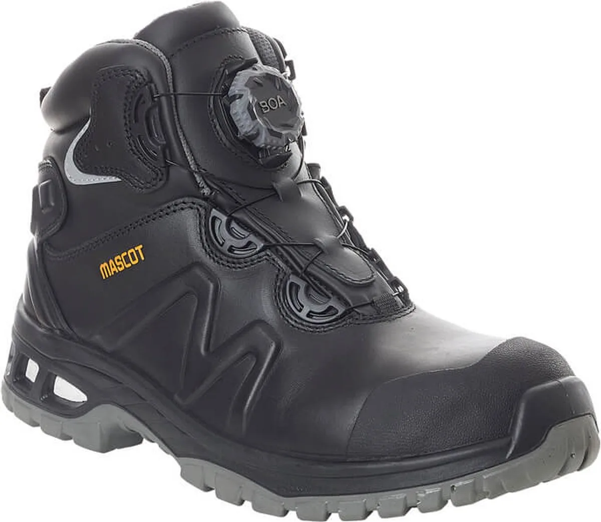 Footwear Energy Veiligheidsschoenen hoog F0136-902 - Zwart van Mascot, Zwart, 45 – productafbeelding