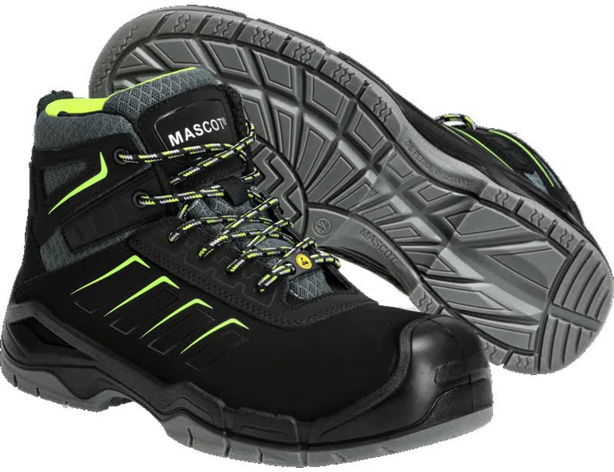 Footwear Fit Veiligheidsschoenen hoog F0109-937 - Zwart van Mascot, Zwart, 39 – productafbeelding
