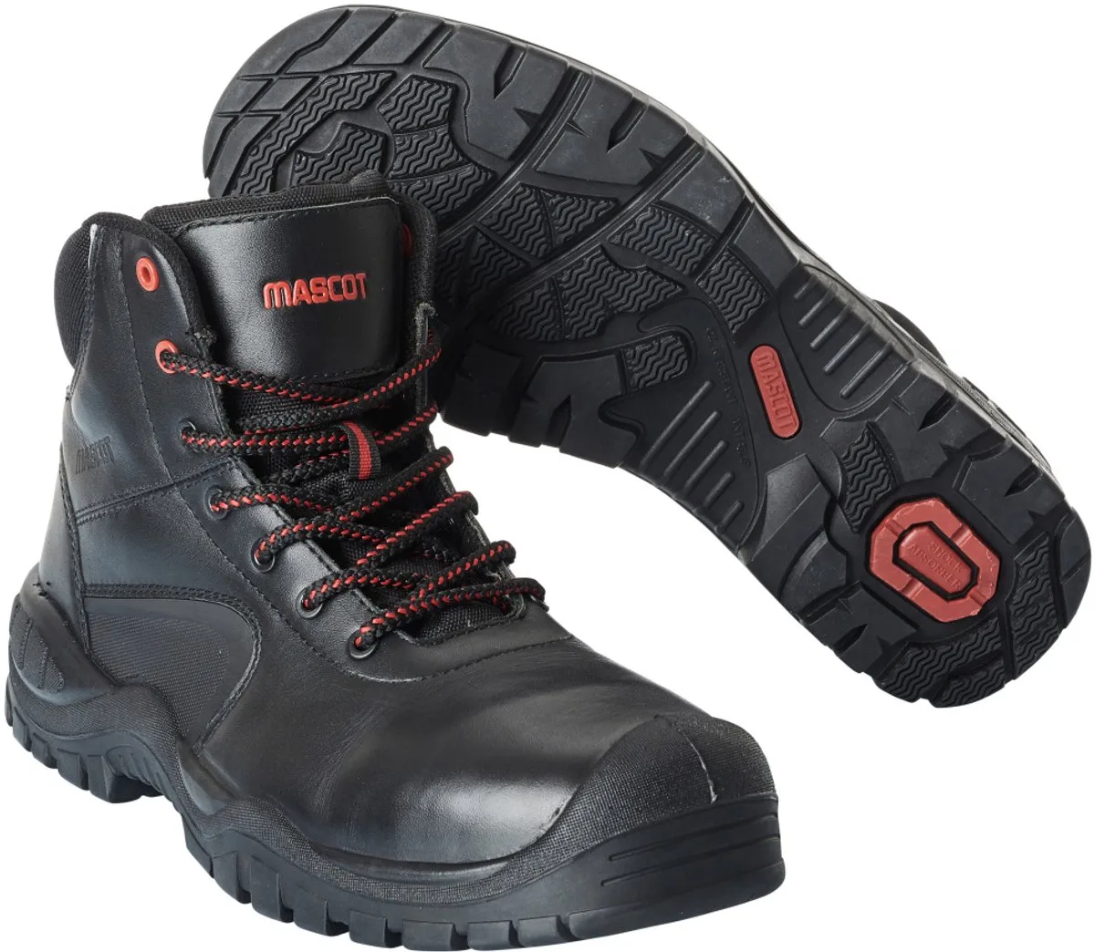 Footwear Industry Veiligheidsschoenen hoog F0455-902 - Zwart de Mascot, Noir, 48 – image du produit