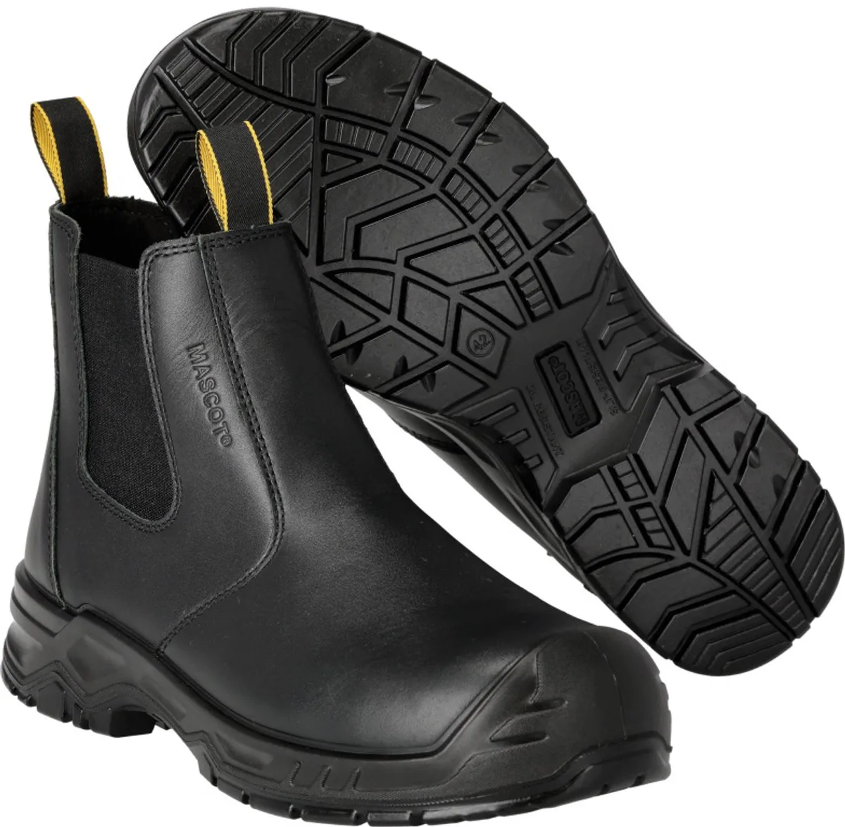 Footwear Originals Veiligheidsschoenen hoog F1000-715 - Zwart/Zwart van Mascot, Zwart, 35 – productafbeelding