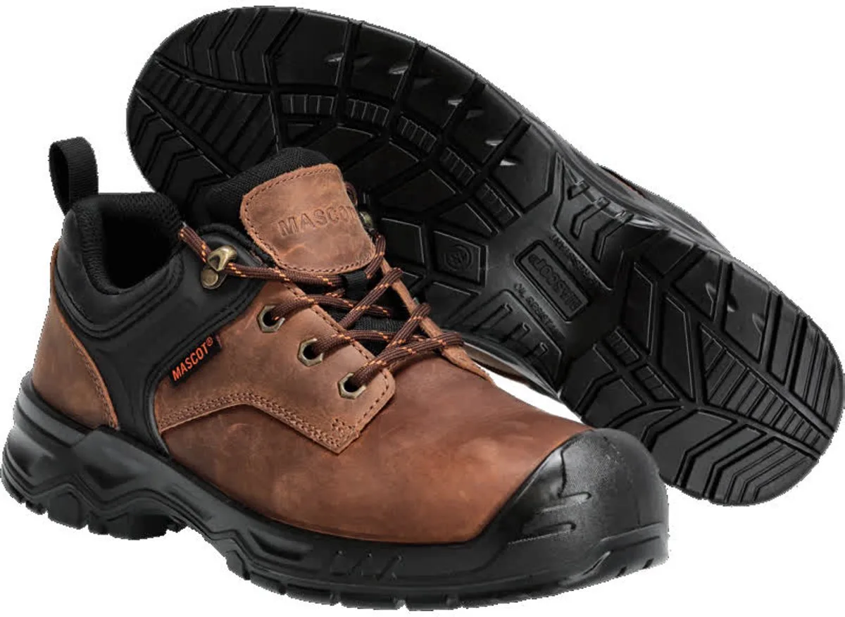 Footwear Originals Veiligheidsschoenen laag F1001-715 - notenbruin/zwart van Mascot, Notenbruin, Zwart, 49 – productafbeelding