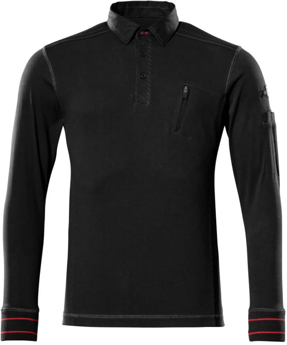 Frontline Polosweatshirt 50352-833 - Zwart de Mascot, Noir, 3XL – image du produit