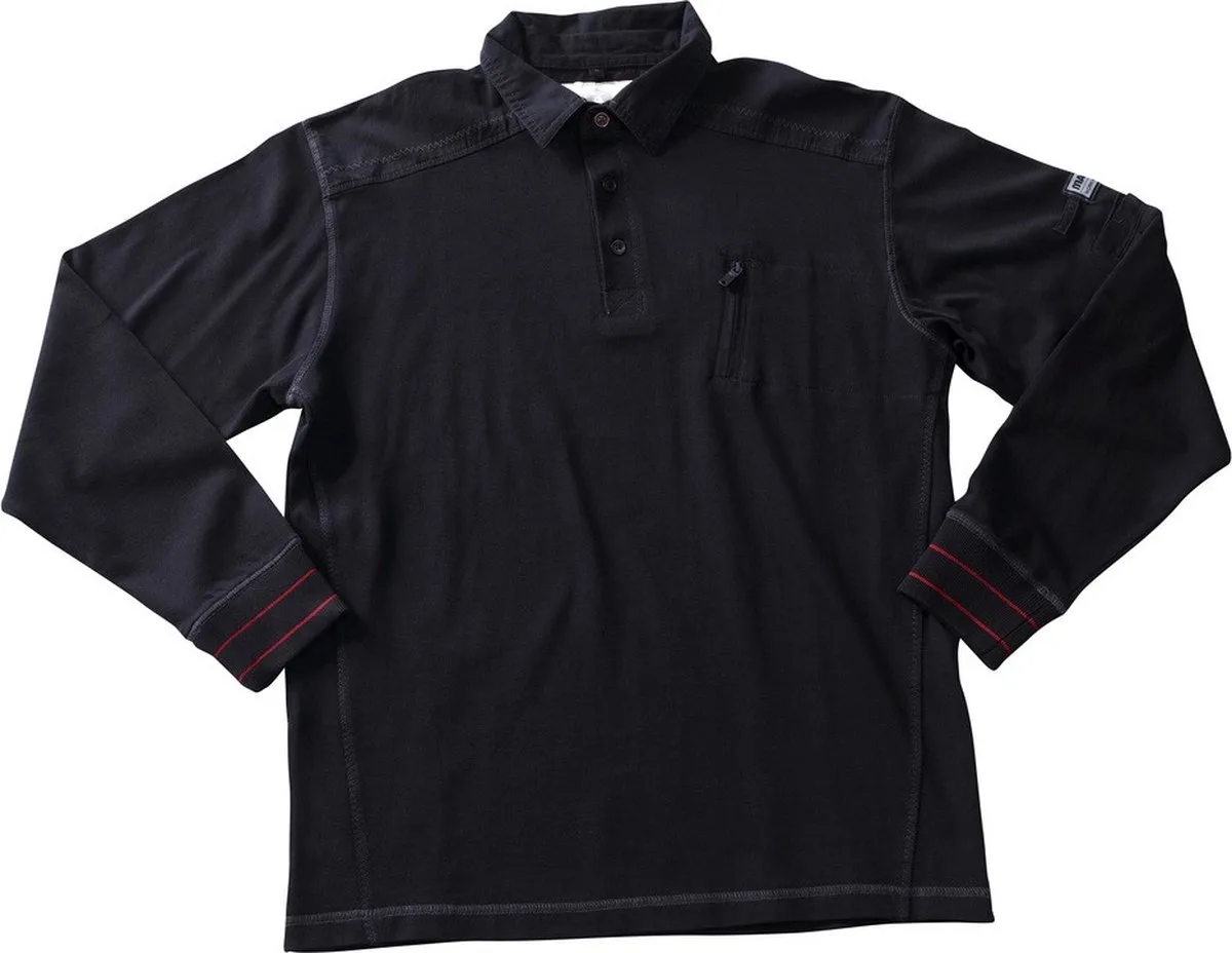 Frontline Polosweatshirt 50352-833 - Zwart von Mascot, Schwarz, L – Produktbild