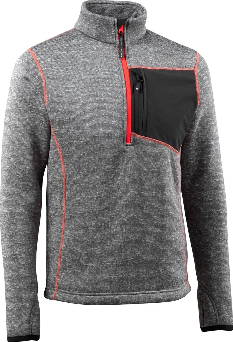 Hardwear Gebreide trui met korte rits 50149-951 - donkermarine de Mascot, Donkermarine, XXL – image du produit