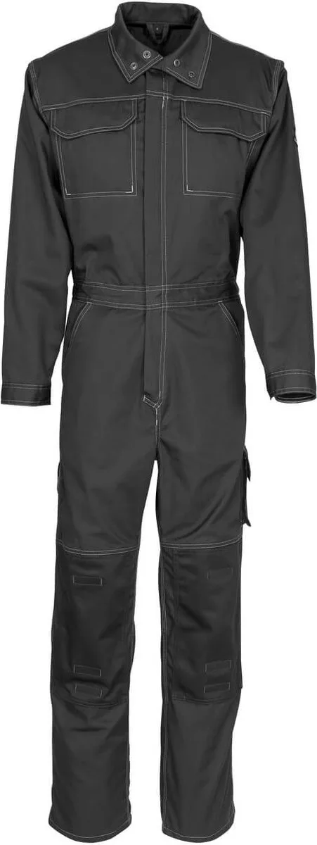 Industry Overall met kniezakken 10519-442 - Zwart van Mascot, Zwart, 3XL – productafbeelding