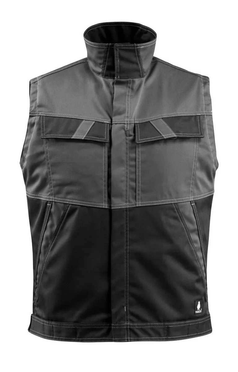 Light Bodywarmer 15754-330 - donkerantraciet/zwart van Mascot, Donkerantraciet, Zwart, 4XL – productafbeelding