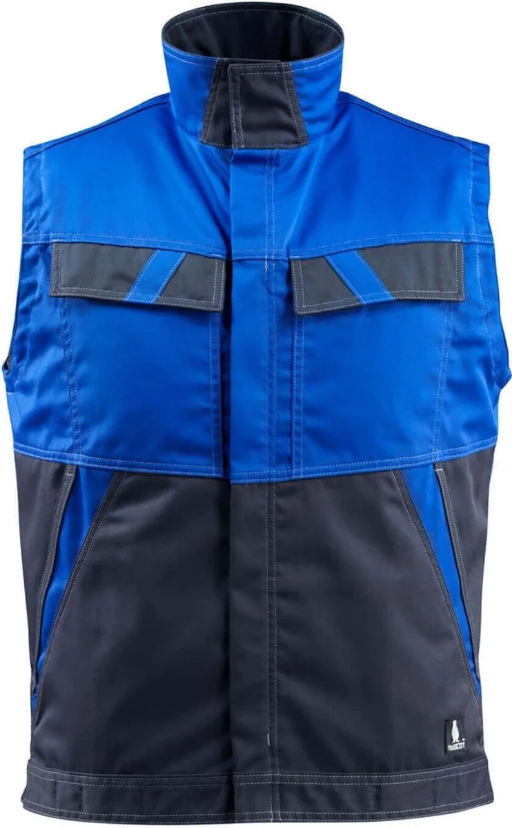 Light Bodywarmer 15754-330 - korenblauw/donkermarine van Mascot, Korenblauw, Donkermarine, XL – productafbeelding