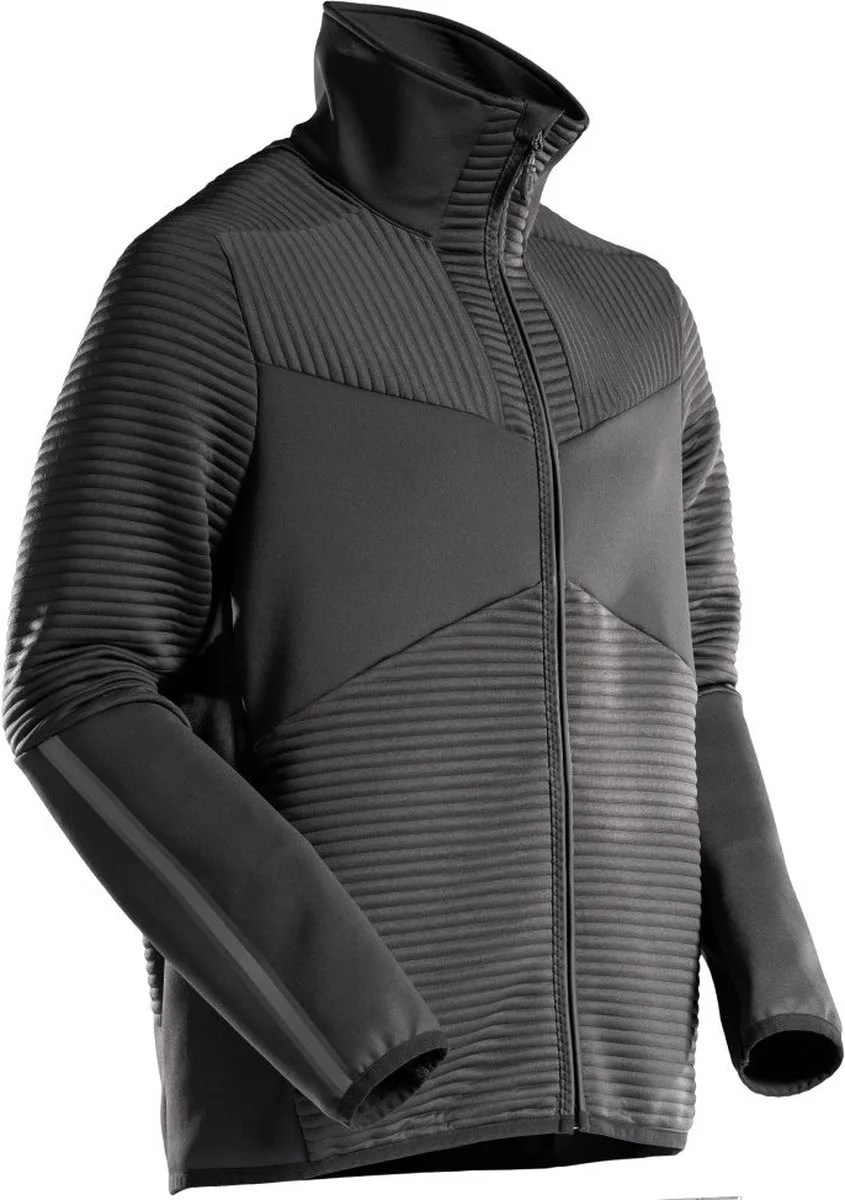 Mascot® 22503-681-09 modern fit fleecetrui met rits - zwart de Mascot, Noir, L – image du produit