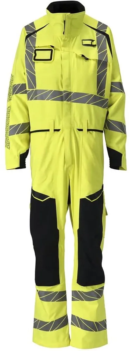 Combinaison Avec Poches Pour Genouillères Et Zones Extensibles de Mascot, Hi-vis Gelb, Schwarzblau – image du produit