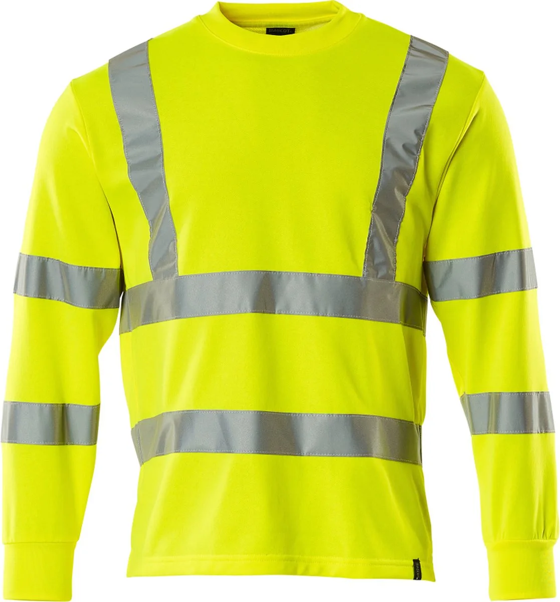 Safe Classic Sweatshirt 50106-854 - Hi-Vis geel de Mascot, Hi-Vis geel, L – image du produit
