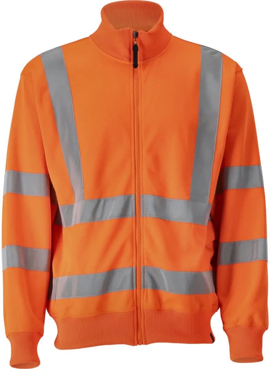 Safe Classic Sweatshirt met rits 50115-950 - Hi-Vis oranje van Mascot, Hi-Vis oranje, 4XL – productafbeelding
