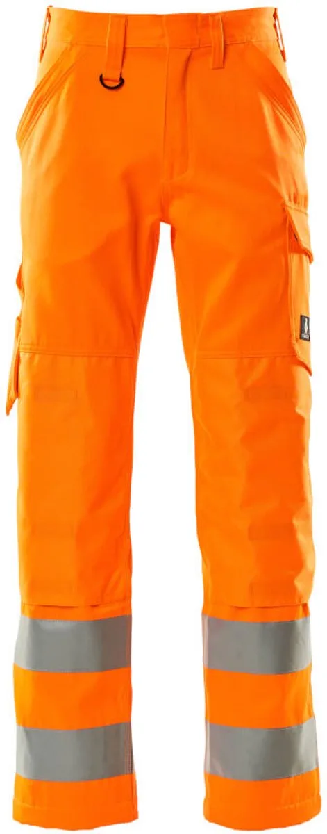 Safe Light Broek met kniezakken 16879-860 - Hi-Vis oranje - 82 van Mascot, Hi-Vis oranje, C44 – productafbeelding