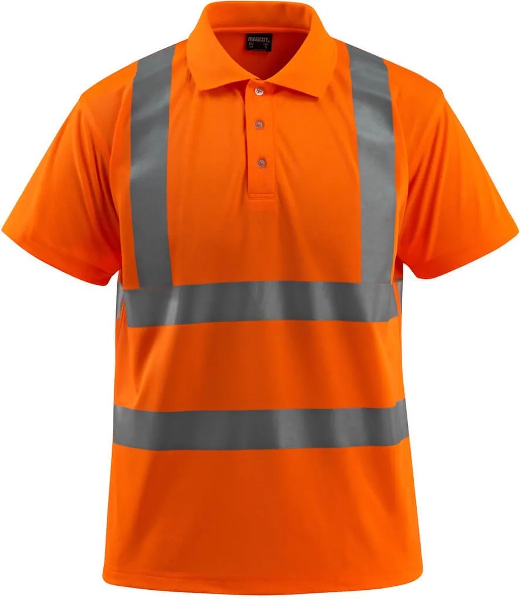 Safe Light Poloshirt 50593-972 - Hi-Vis oranje fra Mascot, Hi-Vis oranje, 4XL – produktbillede